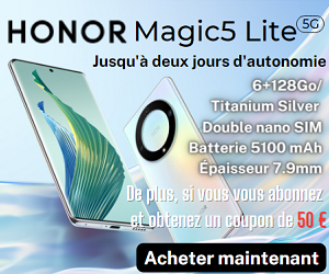 Libérez le pouvoir de la magie du HONOR Magic5 Lite 5G